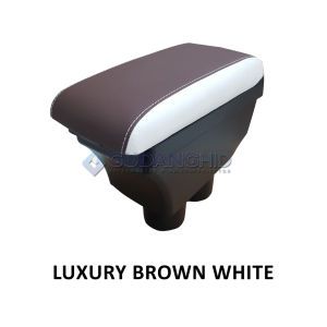 Armrest Mobil Wuling Binguo 2023-Up Luxury 3 USB Port Charger + LED Kulit
