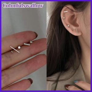 Colorfulswallow 5 pcs ngọc trai pha lê nhỏ tai Stud Bông tai thiết lập cho phụ nữ Cô Gái Thời Trang Tai Studs Tai đồ trang sức