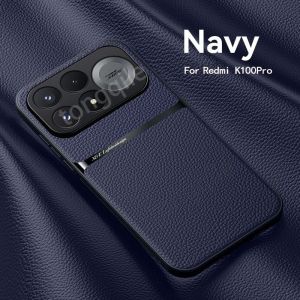 Leather Case For Poco F9 Ultra Pro 5G F9Pro F9Ultra Xiaomi 2025 Soft TPU Silicone Phone Casing Back Cover Shockproof Bumper Simple Solid Color Matte Car Holder Support