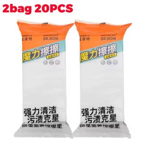 20Pcs Melamine Resin Dishwashing Sponge Double-Sided Cleaning Sponges Kitchen Pan Pot Dish Absorbent Cleaning Brushes Scouring Pads