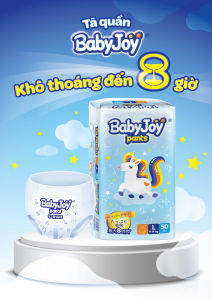 Tã Quần Baby Joy Êm Mềm Đủ Size M50 L50 XL50 XXL50 - Hàng Chinh hãng Unicharm - Kho Bỉm Thanh Ngân