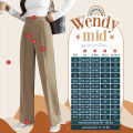 กางเกงขากระบอกกลาง รุ่นWendy mid by issa Apparel  ผ้าดี ทรงสวย ไม่ต้องรีด ใส่สบาย เอวสูง กางเกงผู้หญิง S-9XL เอวสูงตะขอหน้า กางเกงขายาวผู้หญิง ใส่ทำงาน กางเกงขายาว กางเกงทรงสวย ไม่ต้องรีด กางเกงทำงาน ผญ กางเกงผู้หญิง กางเกง. 