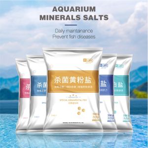 Yee Aquarium Mineral Salt/Sea Salt/White Salt/Yellow Powder/Blue Powder Sterilization Prevent Fish Diseases
