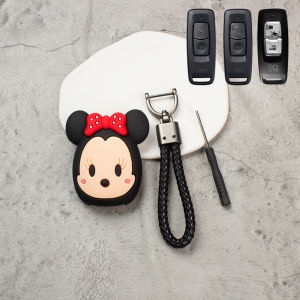 Cartoon Minnie key cover for Honda Motor PCX160 ADV 150 PCX-160 Smart Remote Key Case Silicone casing