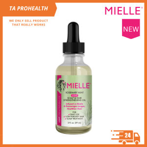 Mielle Organics Rosemary Mint Scalp & Hair Strengthening Shampoo Masque Strengthening Oil Conditioner Edge Gel