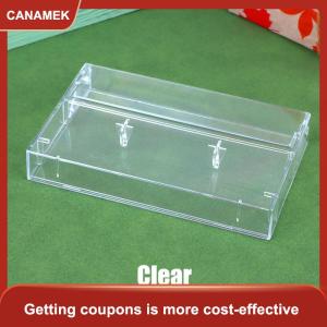 【CANAMEK】 1 cái hộp Băng Cassette hộp đựng trong suốt Hộp Băng trống ghi âm từ tính hộp chống bụi