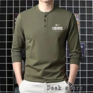 KAOS KANCING LENGAN PANJANG/KAOS KANCING LENGAN PANAJNG PRIA TERLARIS/KAOS T-SHIRT PRIA/KAOS KANCING POLOS