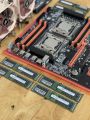 ชุด Mb x99 Dual M.2 x2 cpu Xeon E5 2699v3 dual 36c/72t 2.3-3.6ghz Ram ecc ddr4 32gb-256gb/เพิ่ม M.2 nvme ได้. 