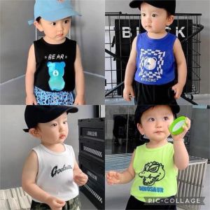 [Hoàn Tiền 6%] Lyvyshop - (Cotton đẹp) Áo sát nách cho bé từ 08-26kg (giá 01 áo)