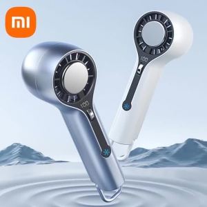 ลินเจน พัดลมมือถือปรับความเร็วได้ 100 ระดับ พัดลมตั้งโต๊ะส่วนตัว พัดลมชาร์จขนาดเล็กสำหรับเดินทางกลางแจ้ง