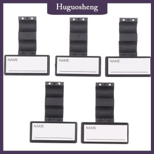 [huguosheng] 1 5Pcs Name Tag Stethoscope Identification Tags Id Custom Magnets Holder Clip Badgelabel Tube Nametags Magnetic Plate Badges