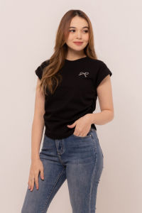 RIMINI - Atasan Wanita Casual Coquette Ruched Size XS-2XL - Esmeray Top CO7006