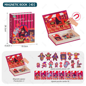 < North America >Diy Educational magnetic puzzle book Magnetic educational toys for babies and toddlers – a great gift idea