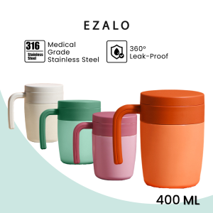 316 Stainless Steel Thermos Coffee Mug Oolong Tea Cup Vacuum Thermos Desktop Mug (400ml)