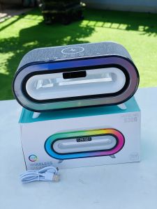 [Loa nghe nhạc giá rẻ ] Loa Bluetooth MTMAX S306 kết nôi đa dạng  nghe nhạc xem giờ sạc nhanh 15W tiện lợi cho các bạn decod trang trí  đèn led siêu đẹp  tiện lợi dễ dàng mang đi
