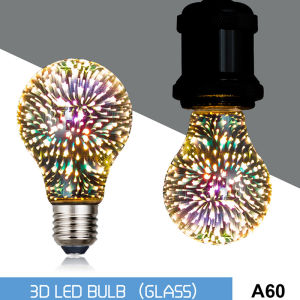 [Alex Do] Hot Sale 3D Decoration LED Bulb E27 6W 85-265V Vintage Light Bulb Star Fireworks Lamp