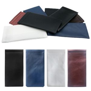 ZOOGGJZ ง่ายๆ กระเป๋าแว่นตาแว่นกันแดด นุ่มนุ่มๆ หนังพียู กระเป๋าเคสสำหรับอ่าน กระเป๋าถือแบบถือ กระเป๋าใส่แว่นกันแดด ใช้ได้ทุกเพศ