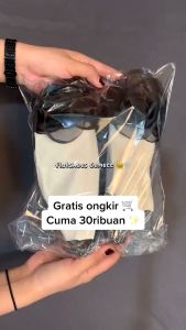 Flatshoes Bunga Kaca JNC 186-15 Import: Sepatu Wanita Berkualitas