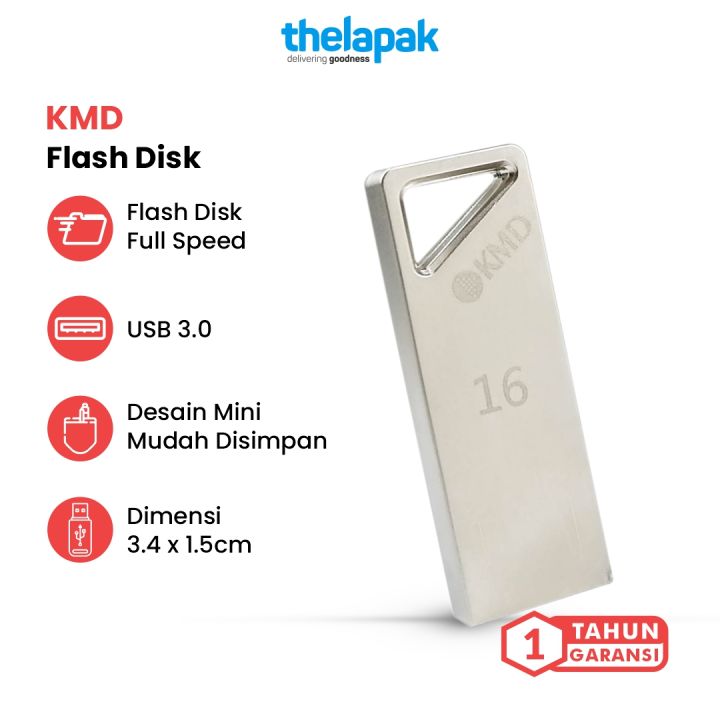 Flashdisk 32GB USB 3.0 KMD Flash Disk 32 GB Metal Full Speed
