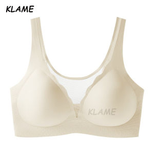KLAME M-5XL Plus Size Traceless Push-up Underwear Womens Soft Support Anti-sagging Bralette KLM1032