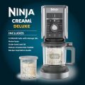 เครื่องทำไอศกรีม Ninja CREAMi Deluxe นำเข้าจากยุโรป Ice Cream Maker and Frozen Dessert Maker with 3 Tubs, 10 Functions. 