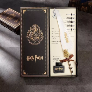 [SG STOCK]Harry Potter Magic Academy Feather pen Owl Dip Pen Set Harry Potter Gift Birthday Gift Box