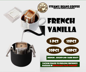 French Vanilla In Drip Bags Flavored Coffee Beans And Ground Coffee
