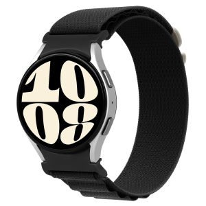 Strap for Galaxy Watch 6 Classic 43mm 47mm Galaxy Watch 6/5/4 44mm 40mm 5 Pro 45mm/4 Classic 42mm 46mm Samsung Smartwatch One-Click Attachment Nylon Band