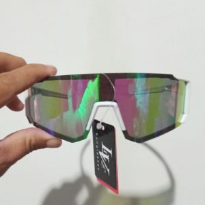 dewasa - Kacamata model sporty sport hitam mirror olahraga sepeda pria wanita laki perempuan bisa untuk naik motor atau naik gunung gowes safety hiking / fashion gojek grab