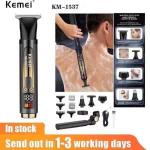 Kemei Mens Electric Back Shaver Beauty Set Body Hair Trimmer Facial Arm Chin Beard Trimmer