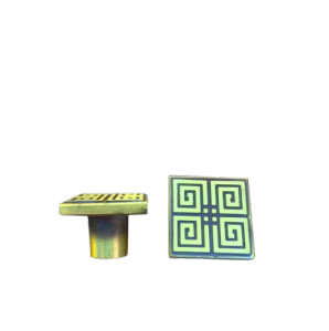 Núm Tủ Thau Vuông Lớn VM Bằng Đồng Núm Tủ Triện Vuông Tủ Bếp Tủ Quần Áo