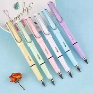 🔥chageey👍 Unlimited Writing Pencil No Sharpening Eternal Pencil Students Novelty Lead No Ink Erasable Infinity kids Pencil Not Easy Break Lead HB Erasable Pencil