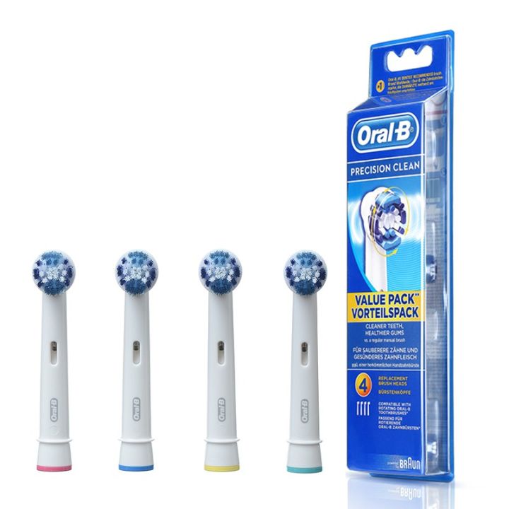 หัวแปรงสีฟันไฟฟ้าOral-B รุ่น Precision Clean แพคบรรจุ 4 หัวแปรง OralB ...