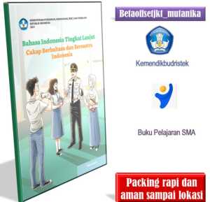 Buku Bahasa Indonesia tingkat lanjut kelas 11 2 XI sma kurikulum merdeka