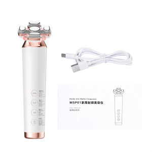 Hengfa Lina Radio Frequency Massager for Face EMS Vibration LED Red Light Therapy Face Lifting Machine Anti Wrinkle Skin Tightening