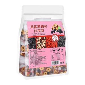Premium Black Mulberry & Red Date Instant Tea - Halal Certified Sugar-Free 10g*20bag