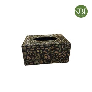Hộp giấy khảm trai CN đa dạng họa tiết đựng khăn giấy  tự nhiên thủ công đẹp mắt (KBT01HGKT)