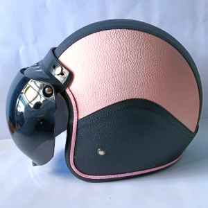 Helm Bogo Retro Dewasa Full Leher Karakter + Kaca Helm Bogo Helm Bogo Dewasa Helm Bogo Classic Bogo Helm Wanita Helem Bogo Kekinian Tren