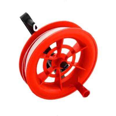 50M Children Flying Kite String Reel Grip Wheel Mini Small Kite Reel Winder Outdoor Kite Line Red