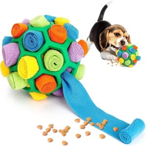 Interactive Dog Puzzle Pet Sniff Ball Puppy Toy Leak Food Treat Dogs Slow Feeder Training Toys