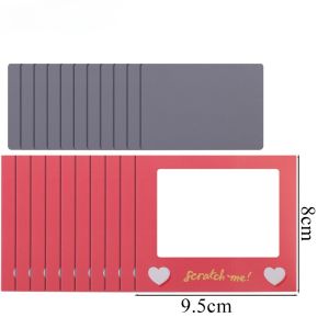 10pcs Scratch-off Cards Birthday Gift Love Coupons Anniversary DIY Gift Love Note Game Cards