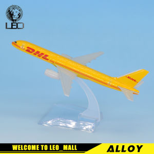 LEO 16cm 1:400 DHL 757 Freighter airplane models toys for kids car for kids kids toys toys for boys
