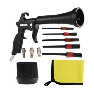 Effective Air Blower Guns With 5 Sizes Brushes And Fiber Cloth Compressor Tool Accessories Set Dust Removal Tool