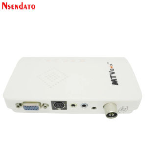 กล่องรับสัญญาณ MTV AV เป็น VGA 1080P จอ LCD ภายนอก กล่องรับสัญญาณทีวีพร้อมรีโมทสำหรับ HDTV จอคอมพิวเตอร์