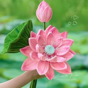 3PCS Extra Thick Fuzzy Wire Set Plush Flower Kit DIY Artificial Flower Handmade Decor Holiday Gift