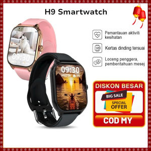 H9 Smartwatch for Men Women Sports Watch 2.01” HD Touch Screen bluetooth Call Game fitness tracker smartwatch original