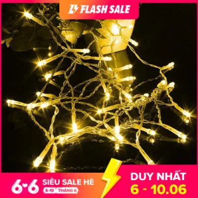 (Chọn Màu) Dây Đèn Led Cắm Điện 7.5 Mét Bóng Đom Đóm Fairy Light Trang Trí Tết Noel Quán Cafe Nhà Cửa Quấn Cây