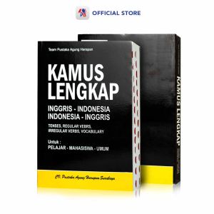 Kamus Bahasa Inggris / Kamus Lengkap Inggris Indonesia - Indonesia Inggris SOFT COVER - Tenses Regular Verbs / Pustaka Agung Harapan - PAH