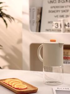 Refrigerator Cold Water Pitcher Automatic Lid Household Food Grade Large Capacity Dustproof Anti-scald Cold Water Pitcher Juice Beverage Pitcher [ Free Shipping ]