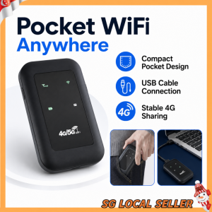[SG STCOK]5G/4G LTE Portable WiFi Router 150Mbps Mobile Hotspot SIM Card Type-C 2100mAh Pocket MIFI for Travel